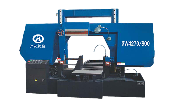 鹤城GW4270/800双柱龙门卧式带锯床